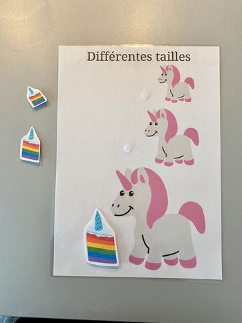 Fiche inspirée Montessori 🦄
