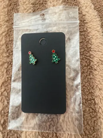Boucle d’oreille Sapin de Noël