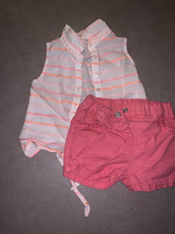 Ensemble top et short