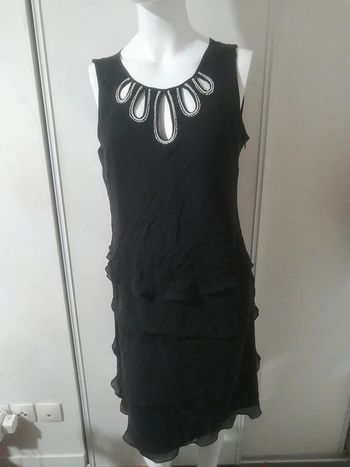 robe 1.2.3 paris noir taille 44
