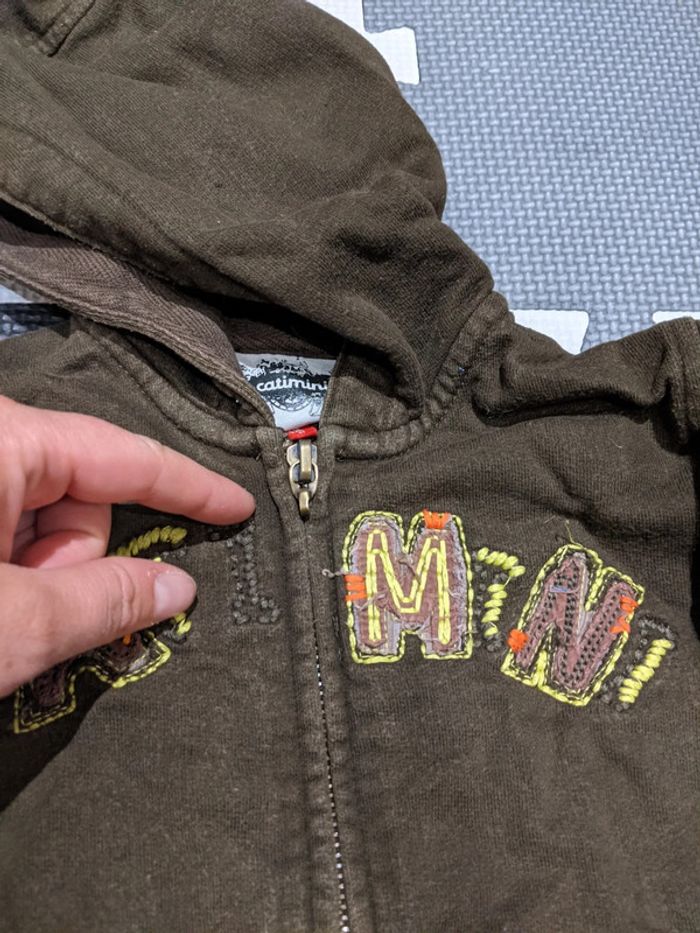 Gilet zip catimini 18 mois - photo numéro 2