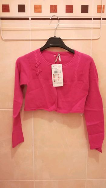 Boléro neuf étiqueté T10 ans - V92B