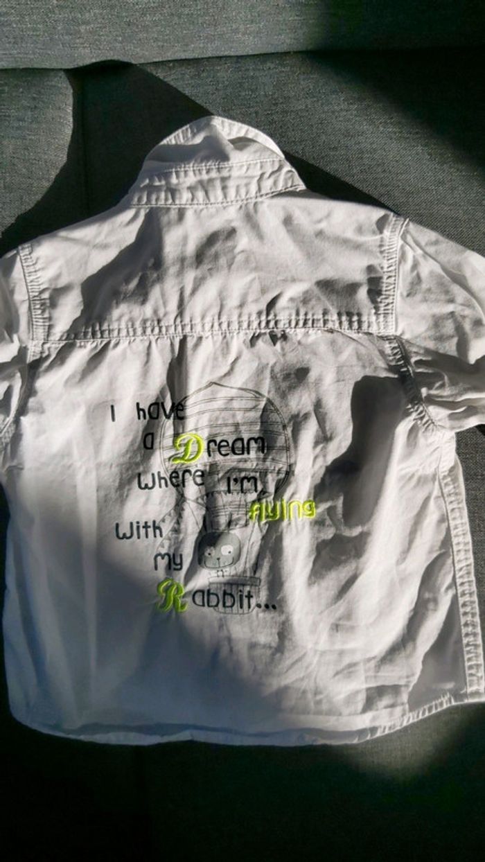 Chemise manche longue 12mois neuf