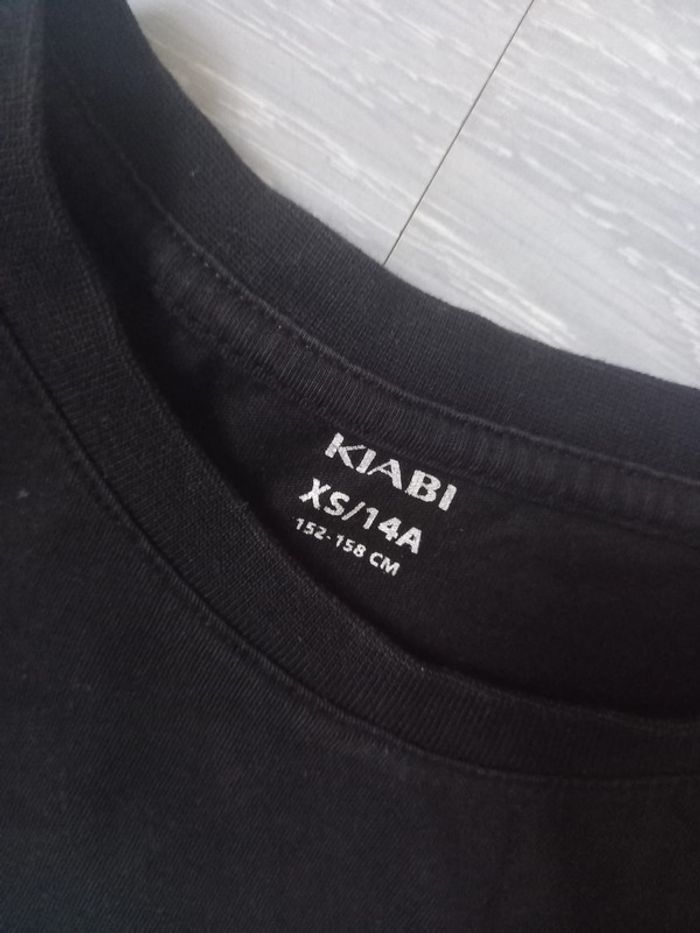 T-shirt enfant noir kiabi 14ans - photo numéro 3