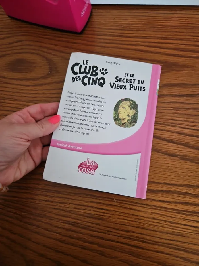 Livre bibliothèque rose le club des cinq et le secret du vieux puits - photo numéro 3