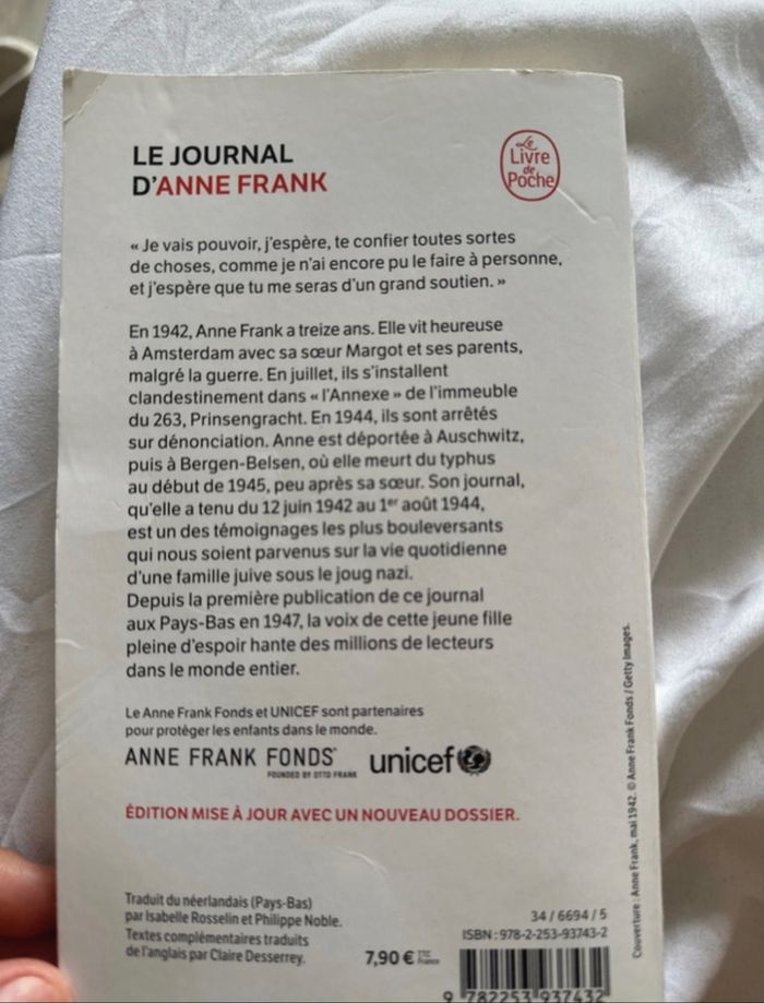 Livre journal d’Anne Franck - photo numéro 2
