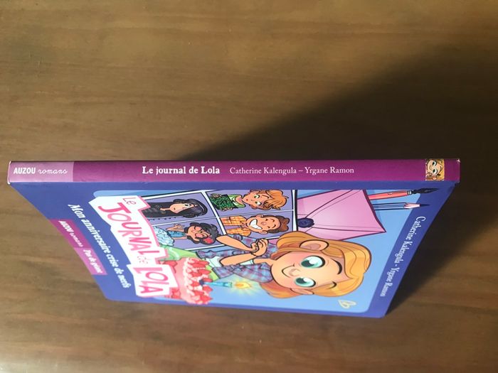 Le journal de Lola Mon anniversaire crise de nerfs AUZOU Romans - photo numéro 3