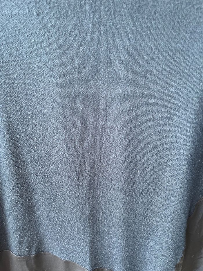 Jolie robe bi matière bleue marine - photo numéro 2