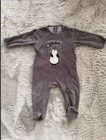 Pyjama chaud taille 18 mois Kiabi