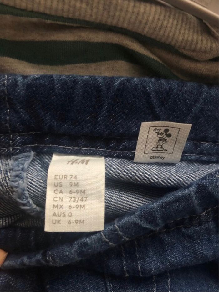 Ensemble bébé 3 pièces Mickey, Disneyland, vêtements baby boy, tenue garçon - photo numéro 3