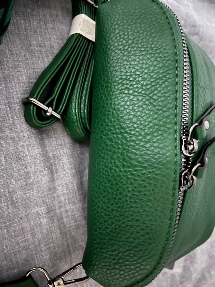 Sac a bandoulière vert foncé