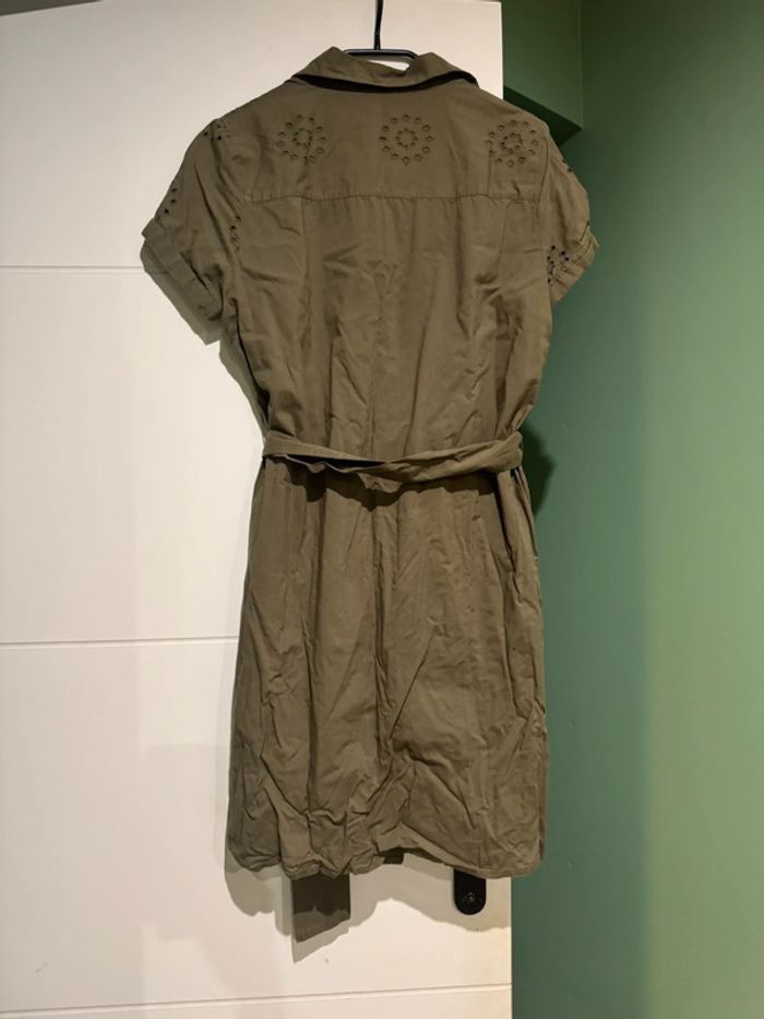Robe manche courte kaki - photo numéro 4