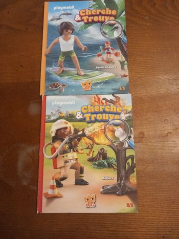 Lot 2 livres playmobil 