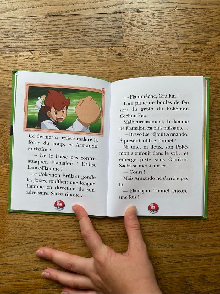Livre Pokémon Noir & blanc Le combat de Sacha - photo numéro 3