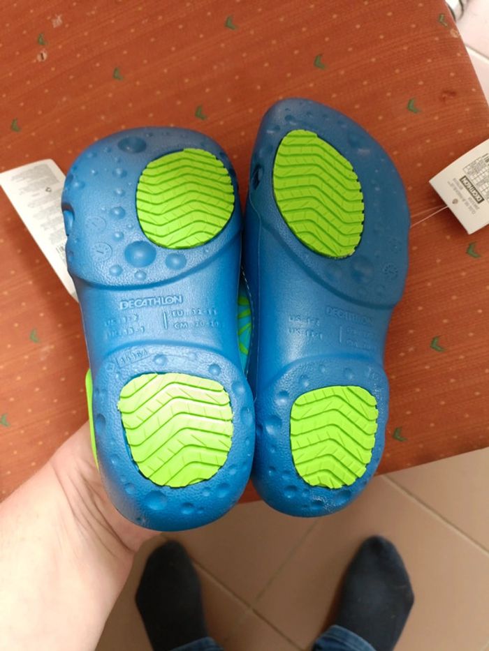 Chaussures sabot piscine enfant panda bleu nabaiji 32/33 Decathlon - photo numéro 4