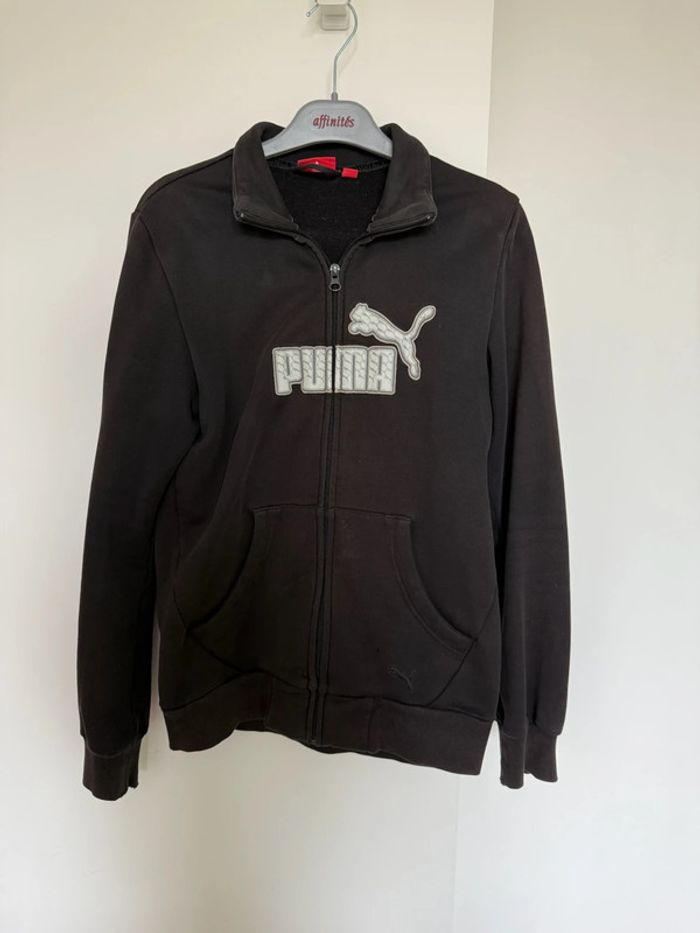 Veste Puma homme couleur noir bon état taille 38