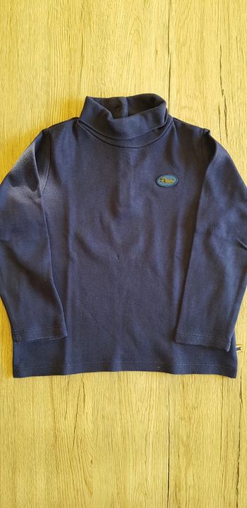 Tee-shirt ML col roulé garçon