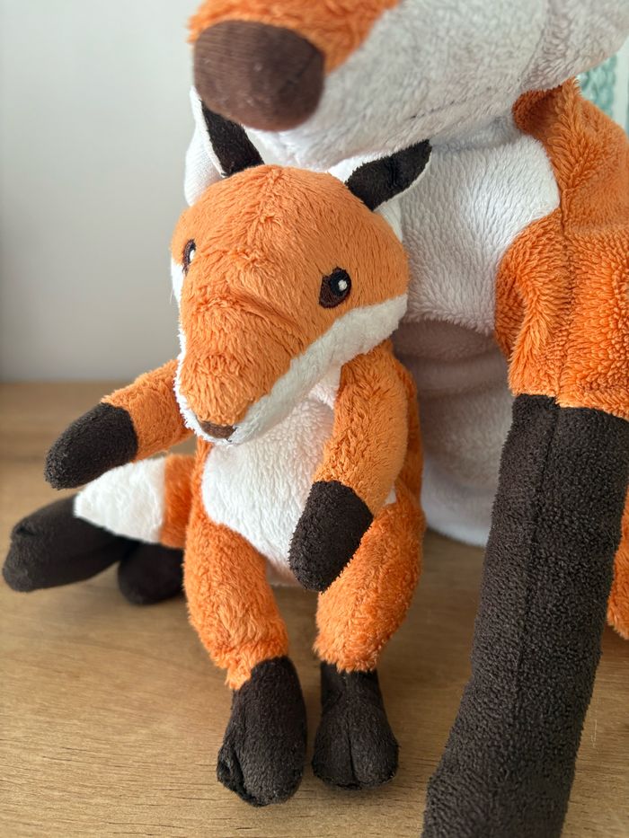 Peluche maman et bébé renard IKEA - photo numéro 3