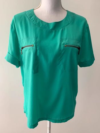 Blouse vert émeraude TL/XL