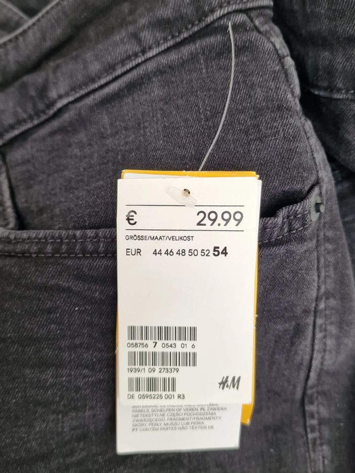 Short En Jeans Délavé Noir - photo numéro 11