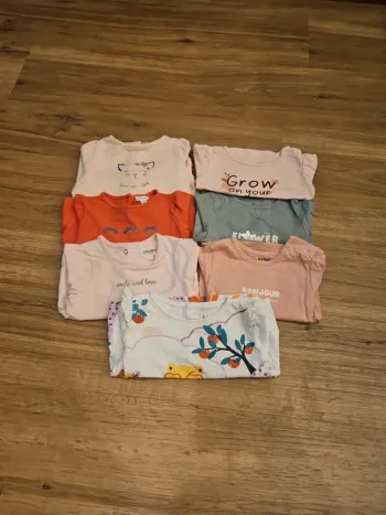 Lot teeshirts manches longues