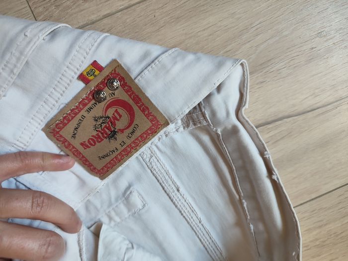 Pantalon beige élastique - photo numéro 3