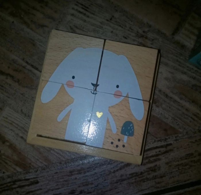 Cube bois Verbaudet animaux de la forêt - photo numéro 3