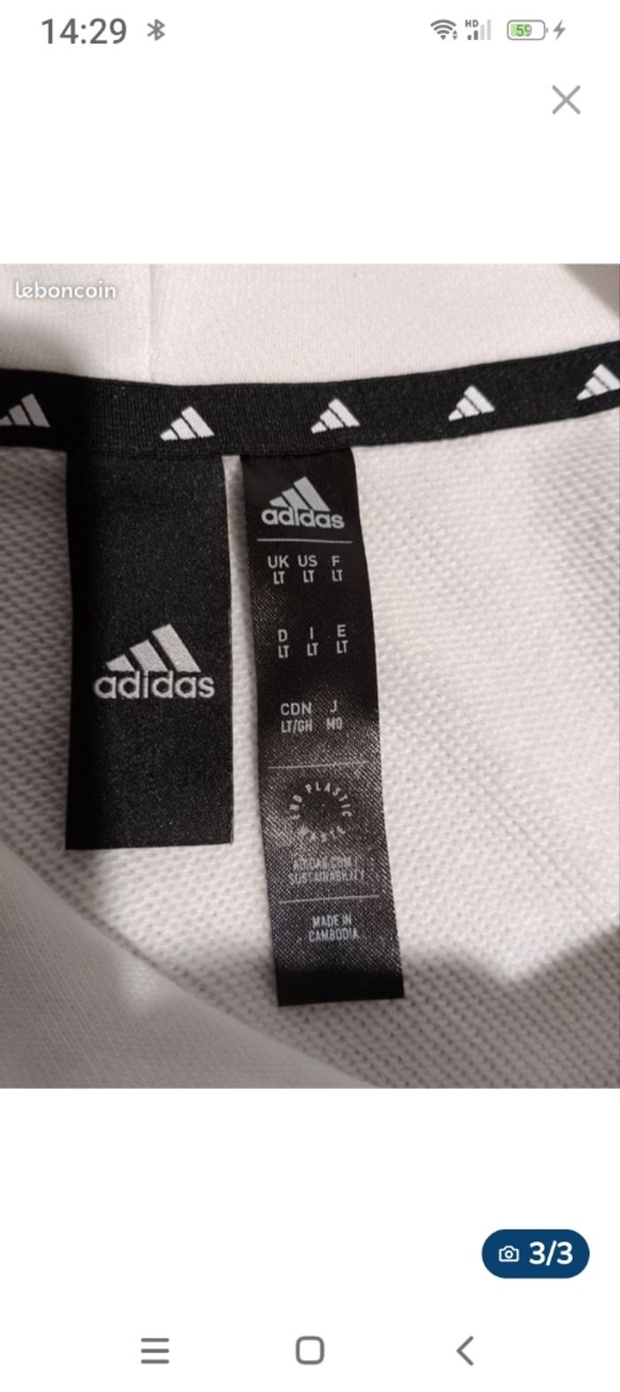 Sweat homme adidas - photo numéro 3