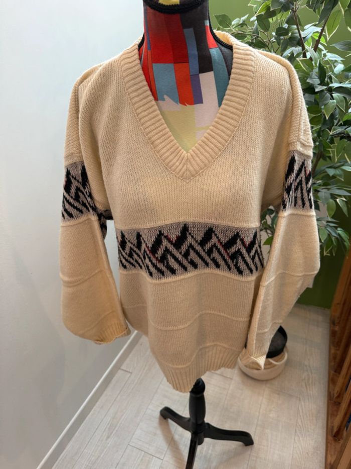 Pull vintage en laine Taille 36