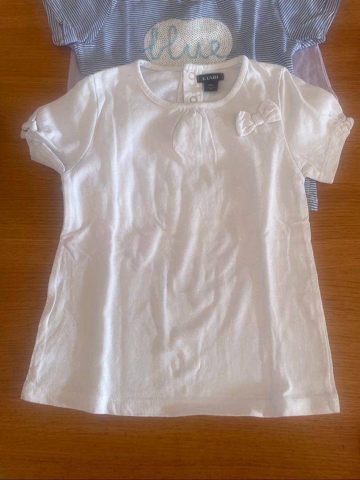 Lot 8 t-shirt manches courtes fille 18 mois - photo numéro 7