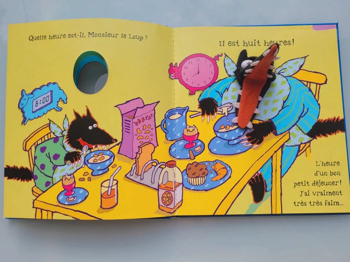 Livre marionnette Quelle heure est-il 🕰 Monsieur Le Loup? 58 - photo numéro 6
