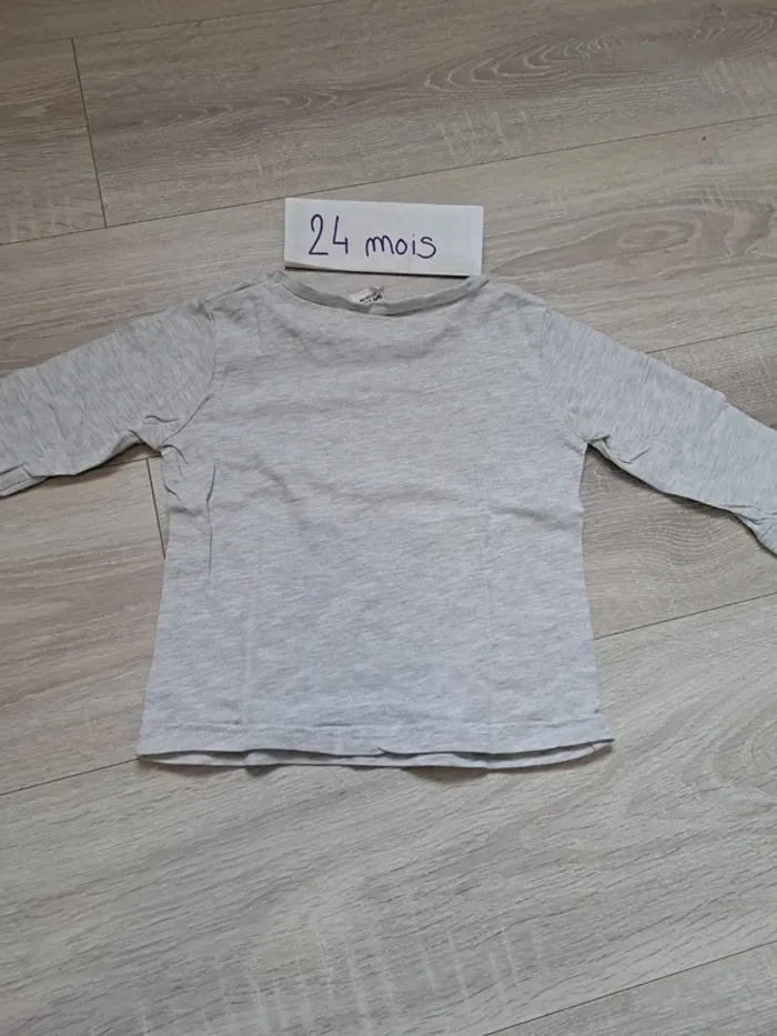 T-shirt manches longues 24 mois - photo numéro 2