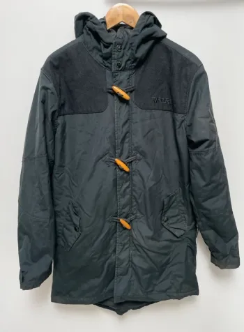 Duffle Coat hoodie Jacket black Rip Curl Mens M