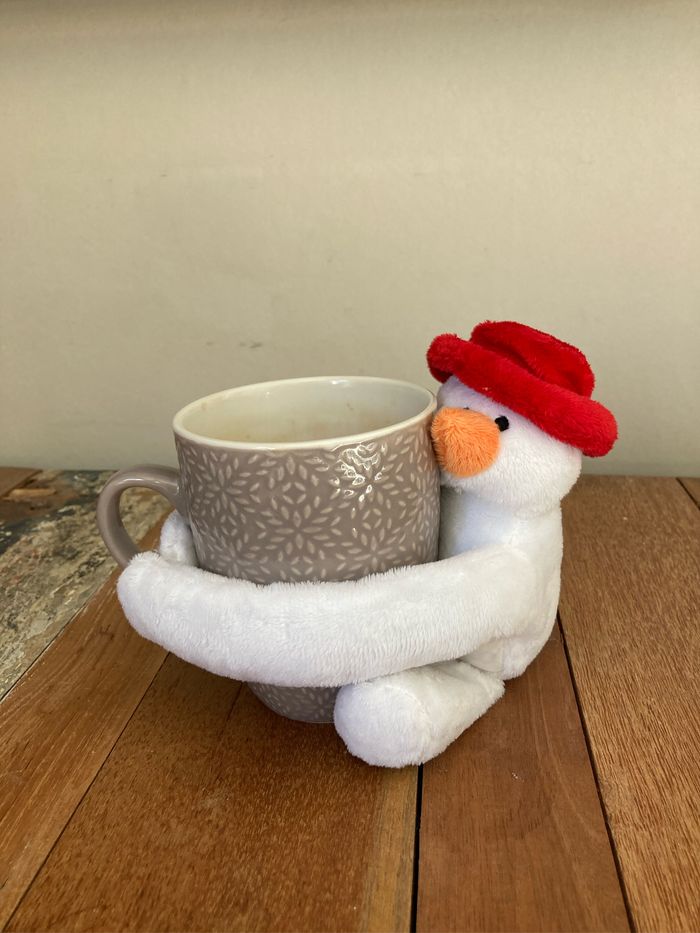 Peluche pour tasse