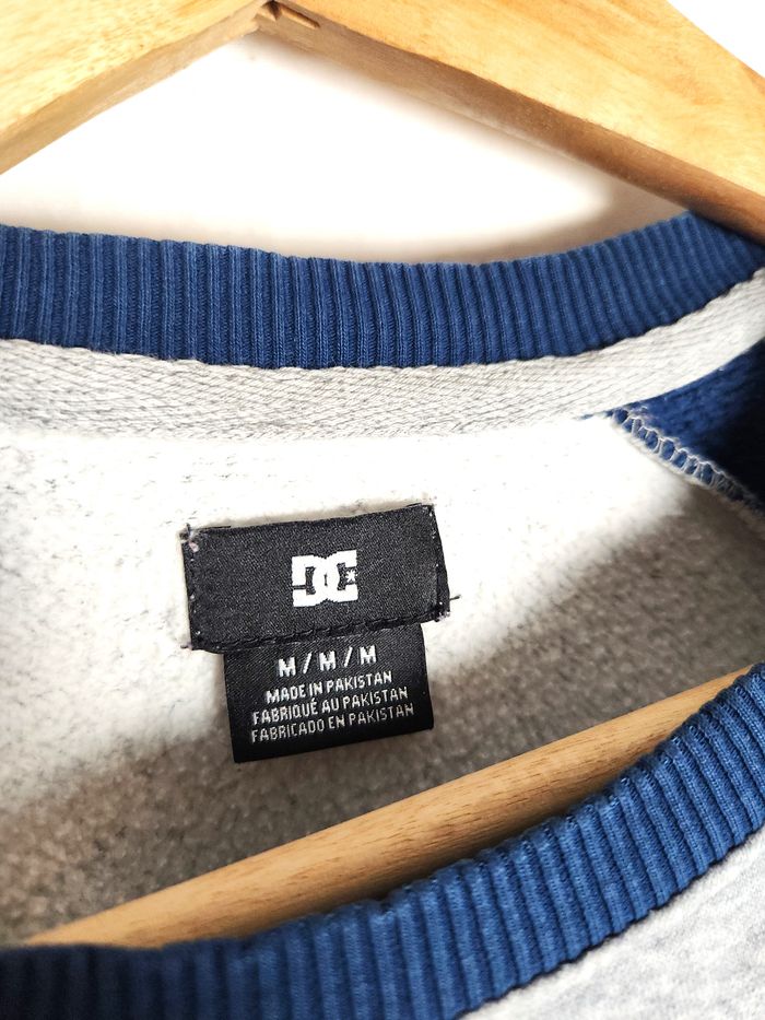 Sweat Crew Neck DC SHOES Bleu Marine/Gris - Taille M - photo numéro 4