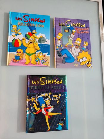 3 BD Les Simpson : Sable chaud à gogo, totalement déjantés, c'est la fête