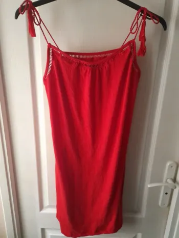 Tunique/débardeur rouge L