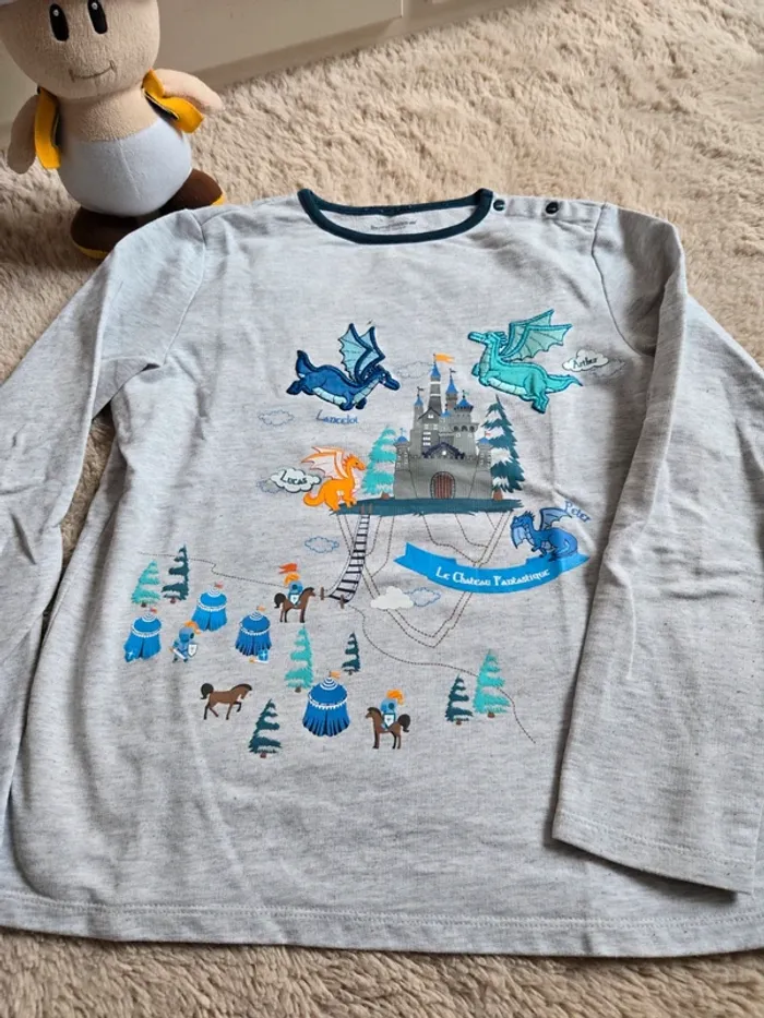 Lot de 4 pyjamas sergent major 11 ans - photo numéro 6
