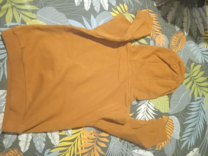 Pull à capuche marron pour garçon - photo numéro 5
