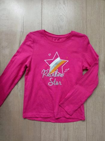 Tshirt rose 5 ans Neuf