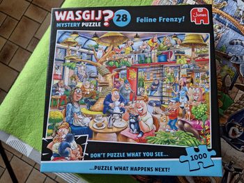 Wasgij, Feline frenzy. Puzzle 1000 pièces. Jumbo