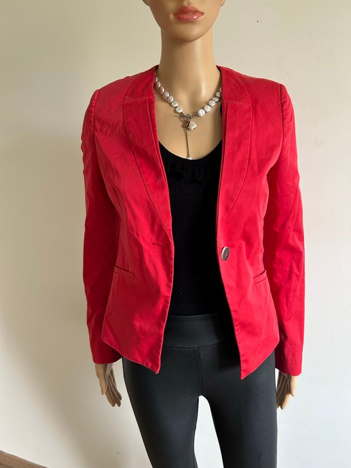 Blazer rouge Esprit taille française 34 TBE