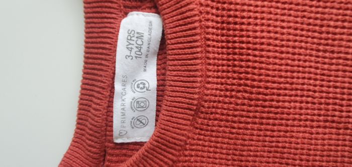 Pull brique Primark 3-4 ans - photo numéro 3