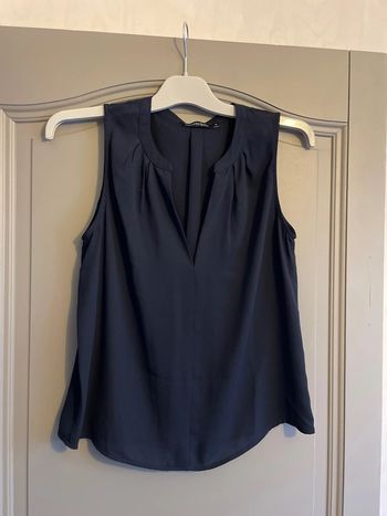 Haut bleu marine Monoprix taille 36