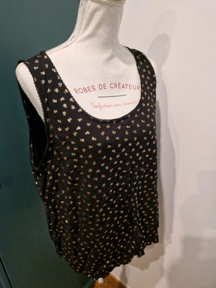 Débardeur noir Camaïeu_T.XL