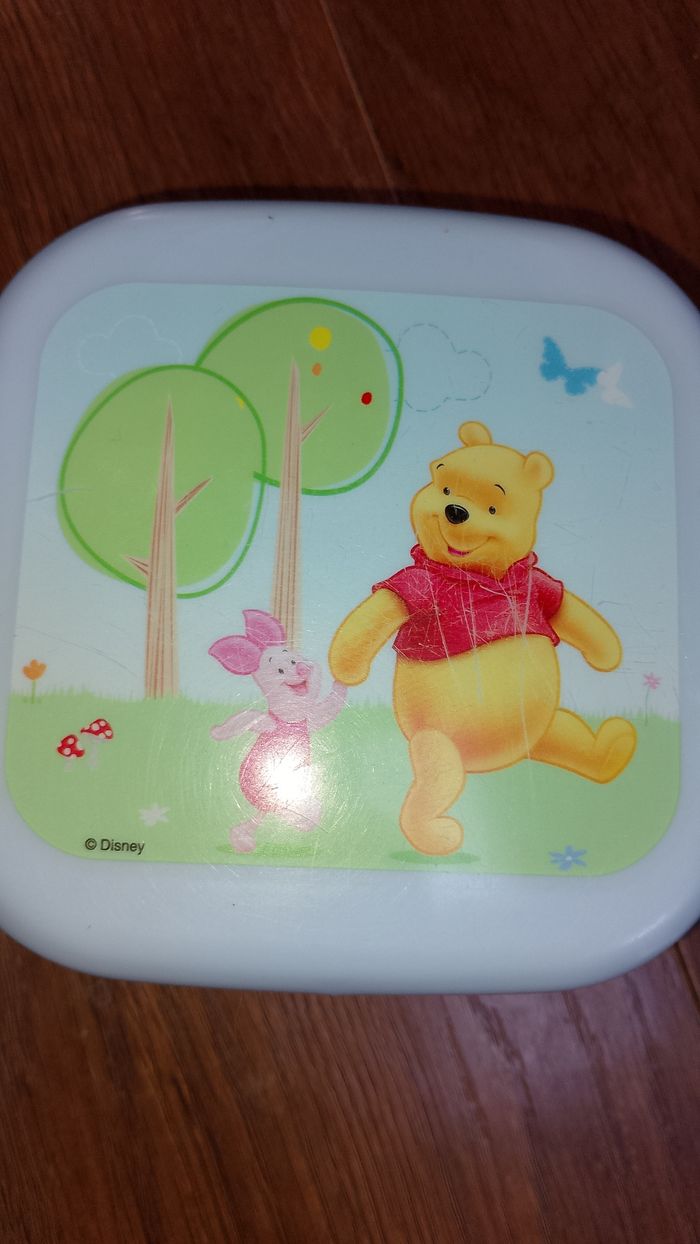 Lot 2 boîtes à goûter, sandwich, lunch box, Winnie L'ourson Trudeau - photo numéro 6