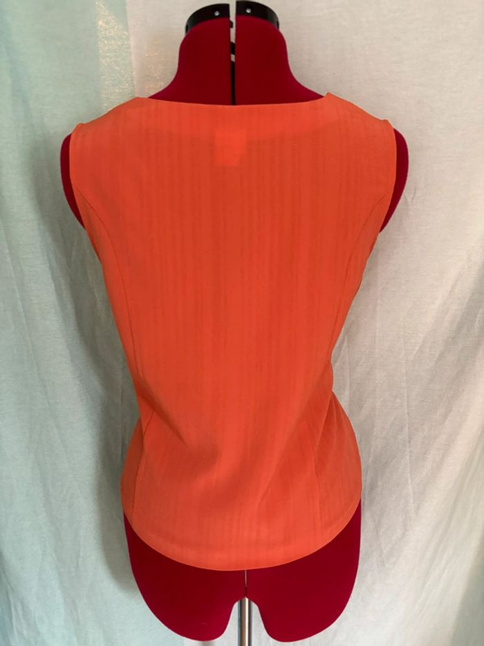 Superbe débardeur tailleur corail - photo numéro 2