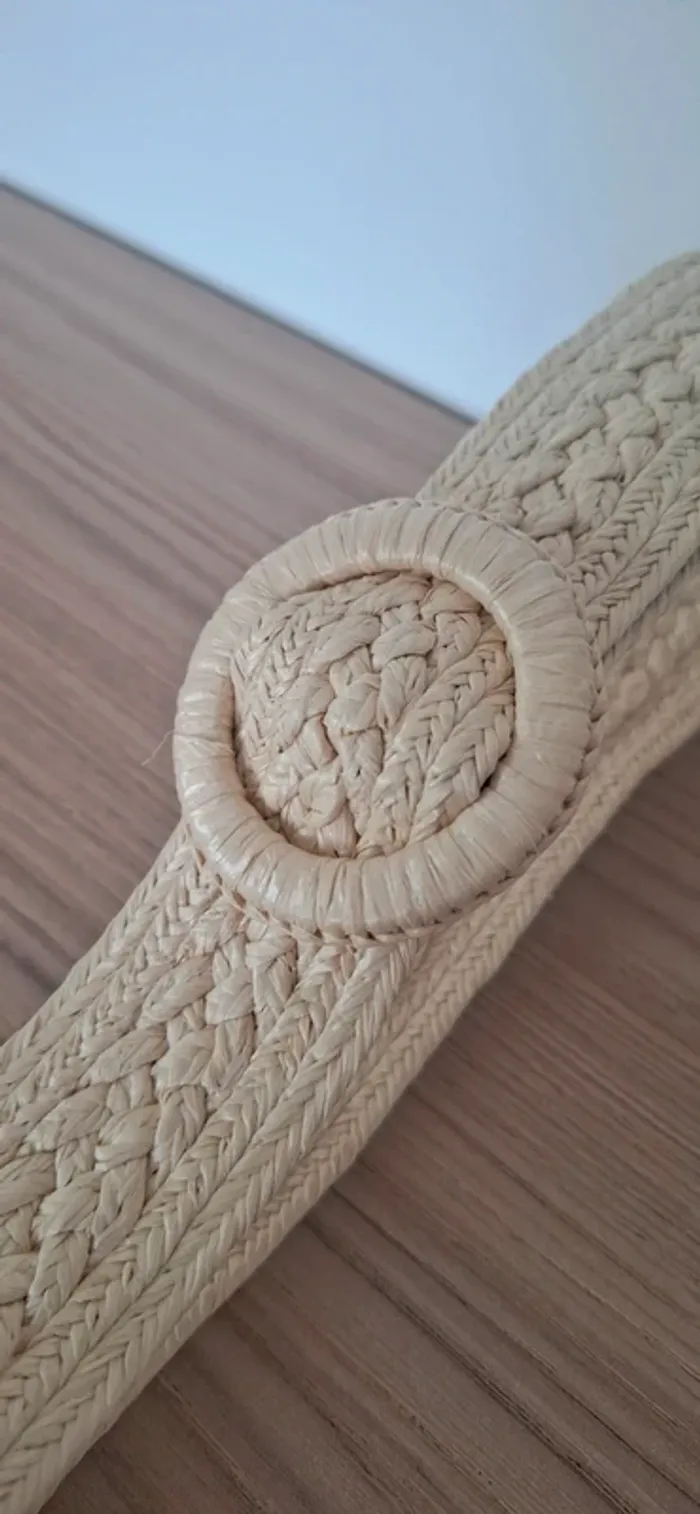 Ceinture en raphia Grace & Mila – Neuve - look boheme chic 🌟 - photo numéro 2