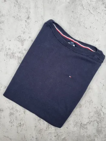 Sweat bleu marine Tommy Hilfiger – Taille M Femme