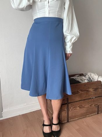 Jupe vintage bleue claire
